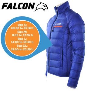 iBood Health & Beauty - Falcon Hunter all-season jack blauw maat S
