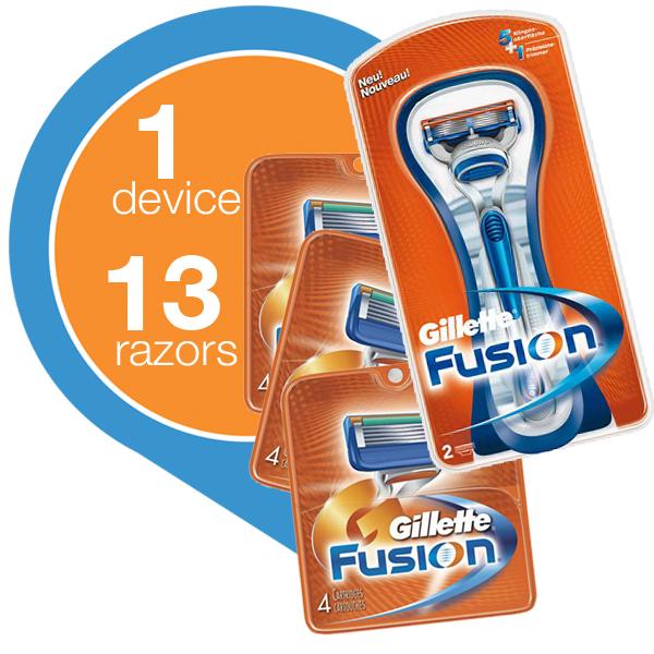 iBood Health & Beauty - Gillette Fusion pakket iBood Health & Beauty - Gillette Fusion pakket