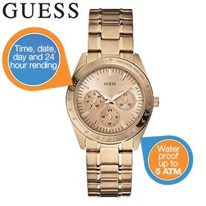 iBood Health & Beauty - Guess dameshorloge Mini Chase W13101L1- edelstaal