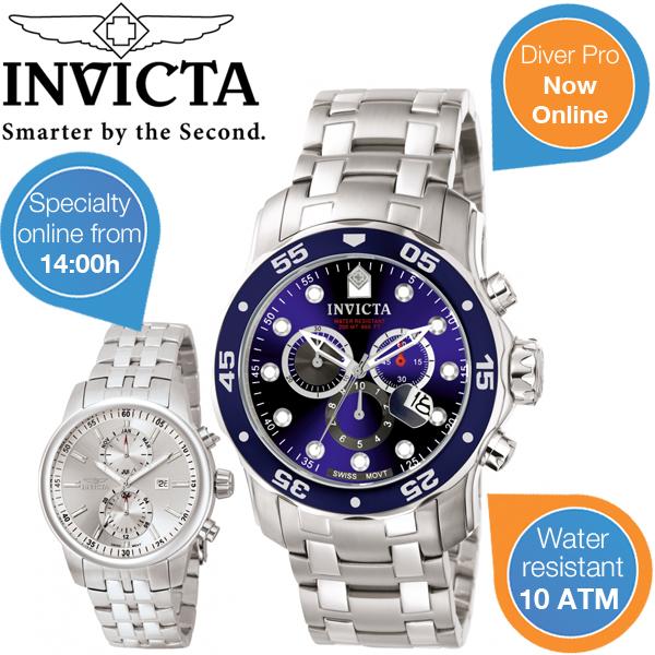 iBood Health & Beauty - Invicata Herenhorloge iBood Health & Beauty - Invicata Herenhorloge