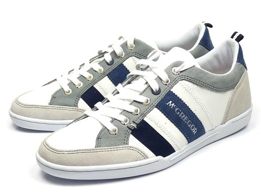 iBood Health & Beauty - McGregor Sullivan White Denim herensneakers