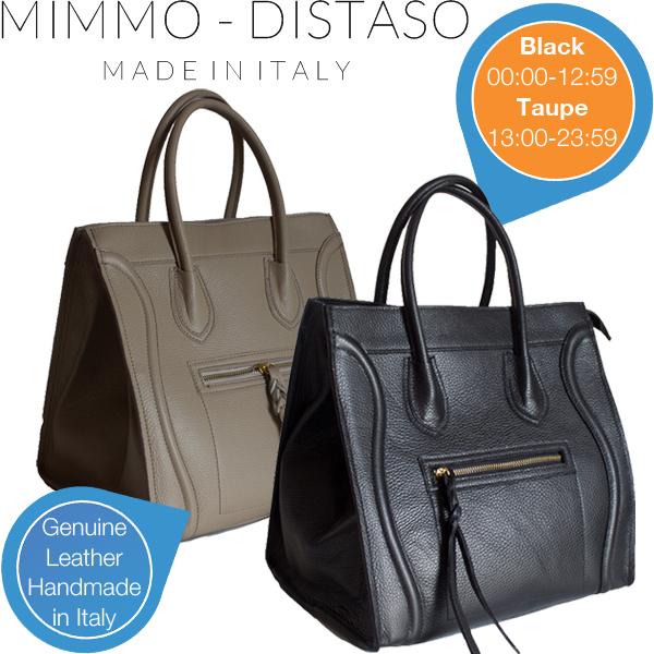 iBood Health & Beauty - Mimmo Distaso lederen handtas iBood Health & Beauty - Mimmo Distaso lederen handtas
