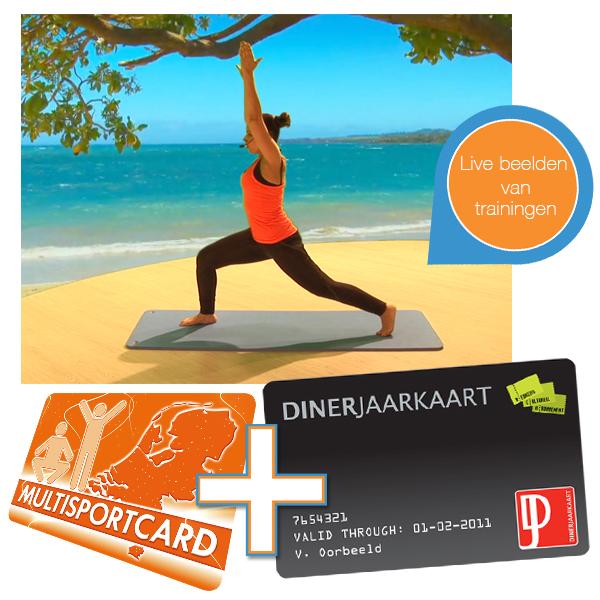 iBood Health & Beauty - Multisportcard 3 mdn + Dinerjaarkaart