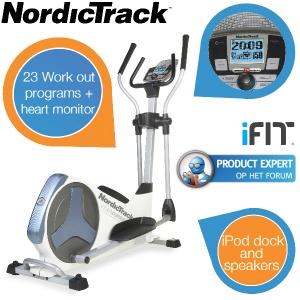 iBood Health & Beauty - NordicTrack E4.2 crosstrainer met 23 programma?s, ingebouwde hartslagmeting, iPod dock en meer iBood Health & Beauty - NordicTrack E4.2 crosstrainer met 23 programma?s, ingebouwde hartslagmeting, iPod dock en meer