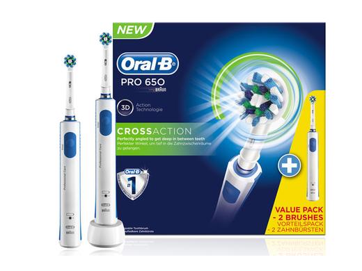 iBood Health & Beauty - Oral-B elektrische tandenborstel (+1 extra!)