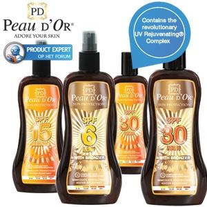 iBood Health & Beauty - Peau D'Or sun tan set with four bottles of skin protection products (combi pack)