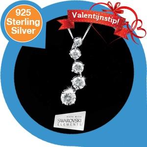 iBood Health & Beauty - Prachtige set van sterling zilveren oorbellen en ketting met witte Swarovski elementen (online van 00:00-14:59) iBood Health & Beauty - Prachtige set van sterling zilveren oorbellen en ketting met witte Swarovski elementen (online van 00:00-14:59)