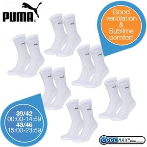 iBood Health & Beauty - Puma Coolmax sokken 6 paar - Maat 43/46 (online van 15:00-23:59u) iBood Health & Beauty - Puma Coolmax sokken 6 paar - Maat 43/46 (online van 15:00-23:59u)