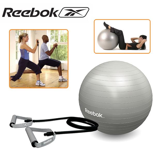 iBood Health & Beauty - Reebok Gym Ball en Resistance tubes iBood Health & Beauty - Reebok Gym Ball en Resistance tubes