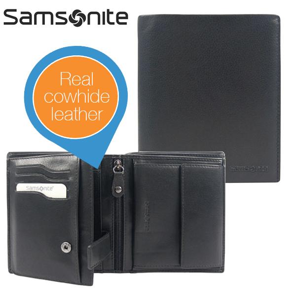iBood Health & Beauty - Samsonite zwart Nappa lederen portemonnee iBood Health & Beauty - Samsonite zwart Nappa lederen portemonnee