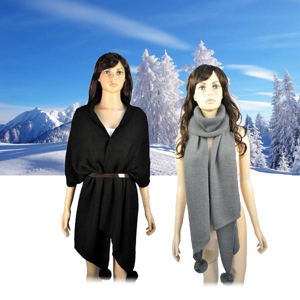 iBood Health & Beauty - Set van 2 hippe warme sjaals iBood Health & Beauty - Set van 2 hippe warme sjaals