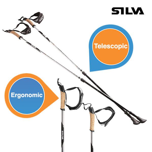 iBood Health & Beauty - Silva Nordic Walking Stokken iBood Health & Beauty - Silva Nordic Walking Stokken
