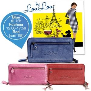 iBood Health & Beauty - Smart Little Bag By LouLou - Sparkling suède portemonnee ? Cobalt Blauw (00:00-11:59)