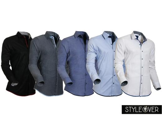 iBood Health & Beauty - Styleover Slim-Fit heren overhemden iBood Health & Beauty - Styleover Slim-Fit heren overhemden