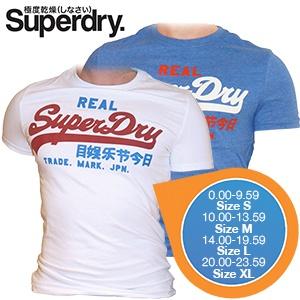 iBood Health & Beauty - Superdry combipack T-shirts - Online tussen 0.00 ? 9.59 maat S
