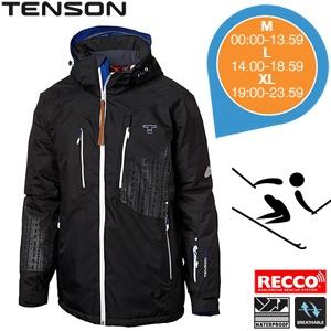 iBood Health & Beauty - Tenson Ski-jas BLIZZ Black met een hoge mate van waterdichtheid en maximale ventilatie ? Maat XL (online van 19:00-23.59u)