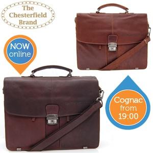 iBood Health & Beauty - The Chesterfield Brand vintage laptoptas ? Bruin (11:00 ? 18:59u)
