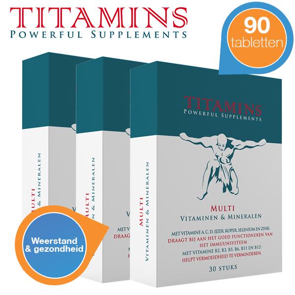 iBood Health & Beauty - Titamins multivitamine 90 tabletten! iBood Health & Beauty - Titamins multivitamine 90 tabletten!