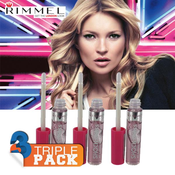 iBood Health & Beauty - Triple pack Rimmel Shock Gloss 3D iBood Health & Beauty - Triple pack Rimmel Shock Gloss 3D