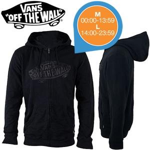 iBood Health & Beauty - VANS Bennet Hoodie met rits ? Zwart in maat L (online van 14:00-23:59)