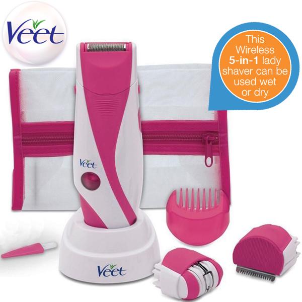 iBood Health & Beauty - Veet 5-in-1 ladyshave iBood Health & Beauty - Veet 5-in-1 ladyshave