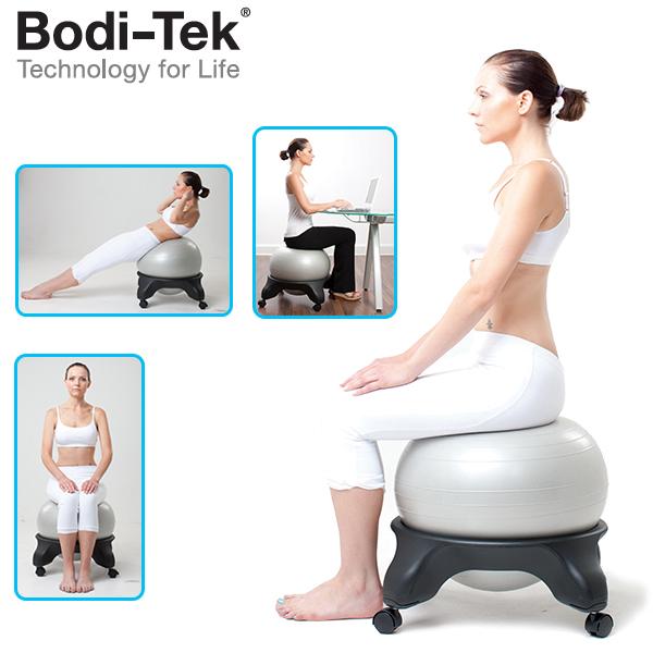 iBood Health & Beauty - Zwarte postuurstoel