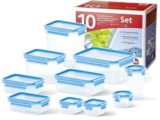 iBood Home & Living - 10 EMSA Clip & Close vershoudbakjes ? BPA vrij, vaatwasserbestendig iBood Home & Living - 10 EMSA Clip & Close vershoudbakjes ? BPA vrij, vaatwasserbestendig
