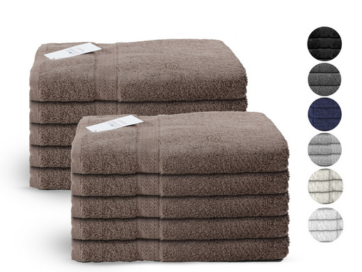 iBood Home & Living - 10 Luxe Handdoeken | 500 gr/m²