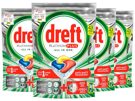 iBood Home & Living - 172x Dreft Platinum Plus Citroen Tab iBood Home & Living - 172x Dreft Platinum Plus Citroen Tab