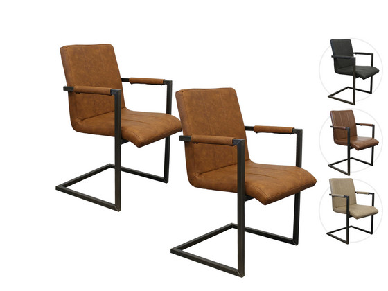 iBood Home & Living - 2x Brandon Eetkamerstoel iBood Home & Living - 2x Brandon Eetkamerstoel