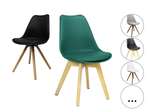 iBood Home & Living - 2x Design Eetkamerstoel iBood Home & Living - 2x Design Eetkamerstoel
