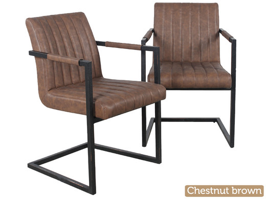 iBood Home & Living - 2x Industriële Swinger Stoelen