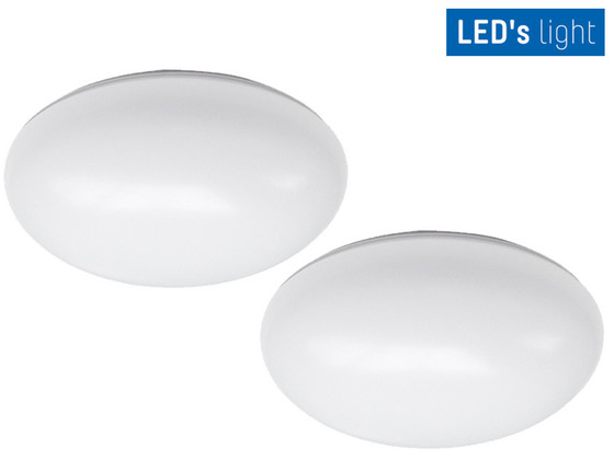 iBood Home & Living - 2x LED Plafonnière | 12 W iBood Home & Living - 2x LED Plafonnière | 12 W