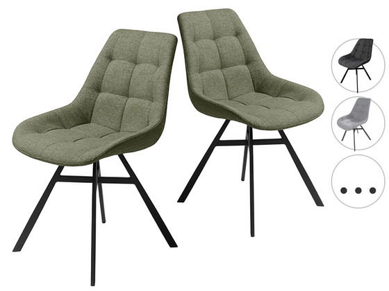 iBood Home & Living - 2x No Limits Eetkamerstoel iBood Home & Living - 2x No Limits Eetkamerstoel