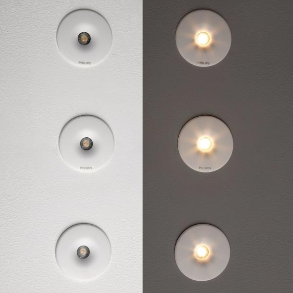 iBood Home & Living - 3 Philips Ledino LED-inbouwspots