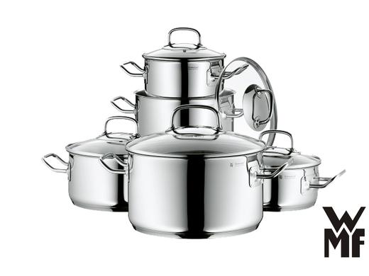 iBood Home & Living - 5-delige WMF cromargan pannenset van topkwaliteit iBood Home & Living - 5-delige WMF cromargan pannenset van topkwaliteit