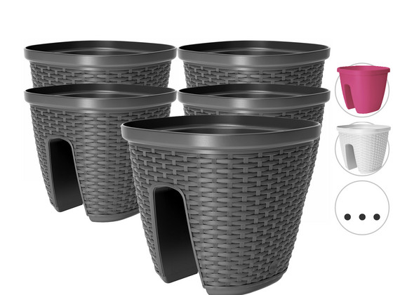 iBood Home & Living - 5x Emsa Balkon Plantenbak iBood Home & Living - 5x Emsa Balkon Plantenbak