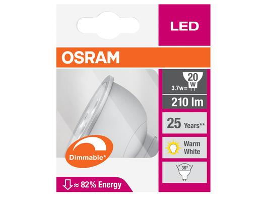 iBood Home & Living - 6 Osram GU5.3 Dimbare LED Lampen iBood Home & Living - 6 Osram GU5.3 Dimbare LED Lampen