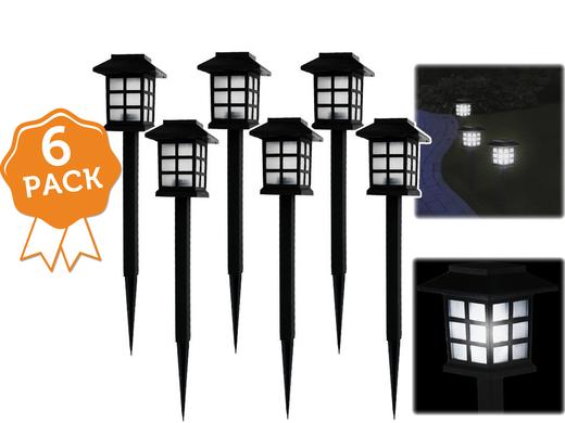 iBood Home & Living - 6-pack solar LED tuinlamp iBood Home & Living - 6-pack solar LED tuinlamp