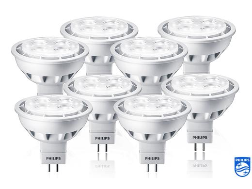 iBood Home & Living - 8-pack Philips duurzame accentverlichting met een gerichte, heldere lichtbundel ? 2,5 W LED - GU5.3- iBood Home & Living - 8-pack Philips duurzame accentverlichting met een gerichte, heldere lichtbundel ? 2,5 W LED - GU5.3-