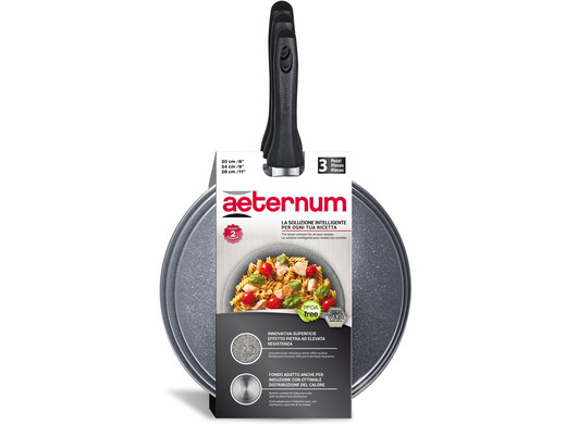 iBood Home & Living - Aeternum by Bialetti | 3-pack Induction Semplicity iBood Home & Living - Aeternum by Bialetti | 3-pack Induction Semplicity