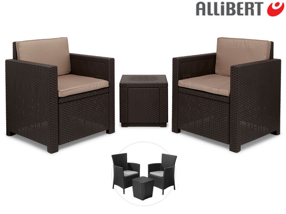 iBood Home & Living - Allibert Balkonset (1x Tafel + 2x Stoel) iBood Home & Living - Allibert Balkonset (1x Tafel + 2x Stoel)