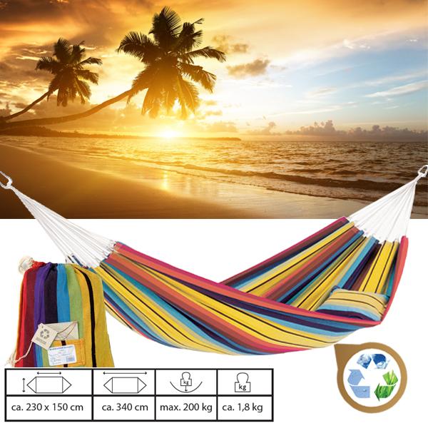 iBood Home & Living - Amazonas Barbados 2-persoons hangmat iBood Home & Living - Amazonas Barbados 2-persoons hangmat