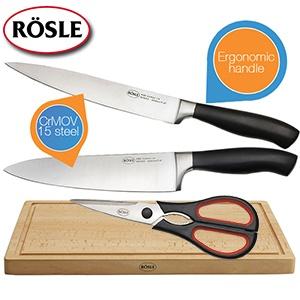 iBood Home & Living - Amefa 6-delige messenset met houten messenblok iBood Home & Living - Amefa 6-delige messenset met houten messenblok