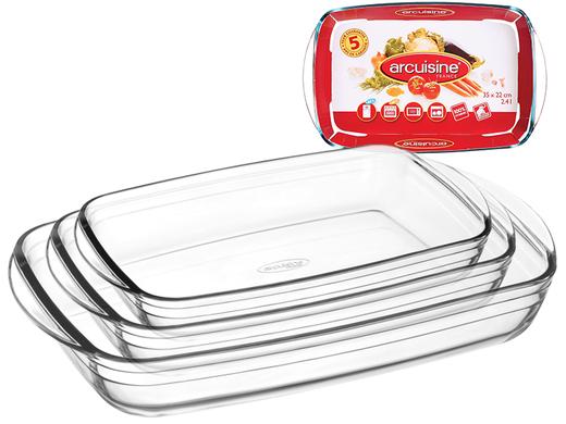 iBood Home & Living - Arcuisine multifunctionele braadsledes 3-pack iBood Home & Living - Arcuisine multifunctionele braadsledes 3-pack