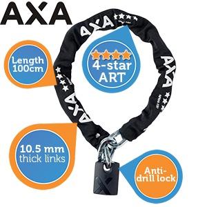 iBood Home & Living - AXA Kettingslot ProMoto 4, 100 cm - ART**** iBood Home & Living - AXA Kettingslot ProMoto 4, 100 cm - ART****
