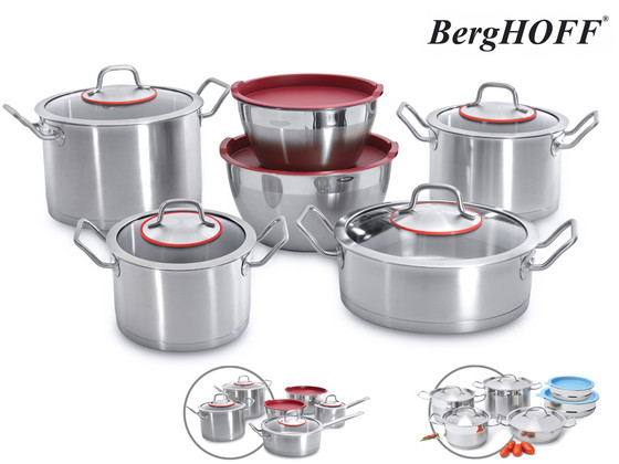 iBood Home & Living - BergHOFF 18/10 RVS Pannenset iBood Home & Living - BergHOFF 18/10 RVS Pannenset
