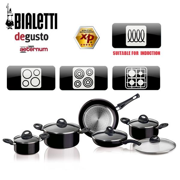 iBood Home & Living - Bialetti 5-delige pannenset iBood Home & Living - Bialetti 5-delige pannenset