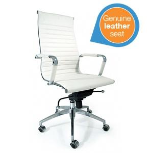 iBood Home & Living - Big Boss bureaustoel, wit iBood Home & Living - Big Boss bureaustoel, wit