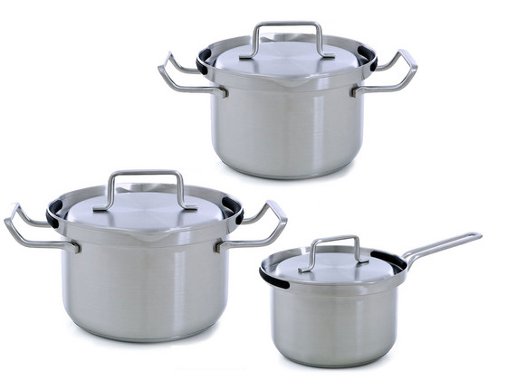 iBood Home & Living - BK Flow 3-delige Pannenset iBood Home & Living - BK Flow 3-delige Pannenset